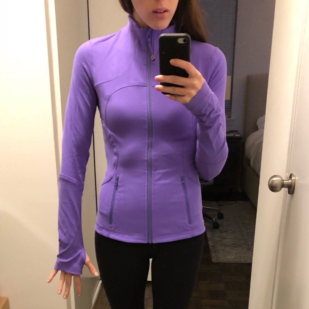 Lululemon purple zip up jacket